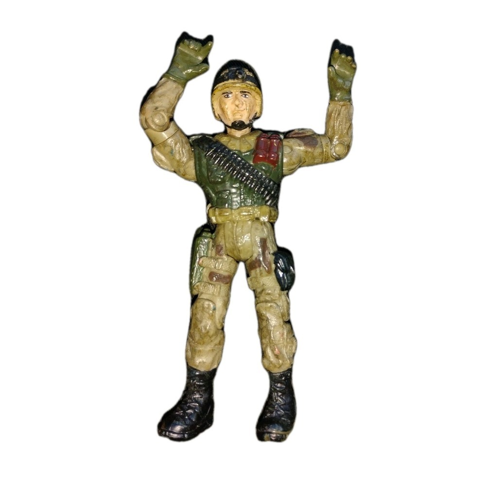 Lanard The‎ Corps Commando Force Gunner O'Grady 4" Action Figure (H) Poseable